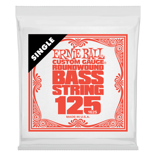 Ernie Ball .125 Nickel Wound — basģitāras atsevišķa stīga Ernie Ball .125 Nickel Wound — basģitāras atsevišķa stīga