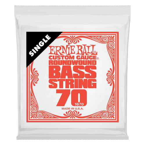 Ernie Ball .070 Nickel Wound — basģitāras atsevišķa stīga