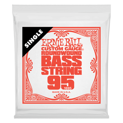 Ernie Ball .095 Nickel Wound — basģitāras atsevišķa stīga Ernie Ball .095 Nickel Wound — basģitāras atsevišķa stīga