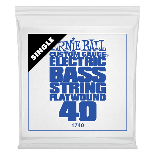 Ernie Ball .040 Flatwound — basģitāras atsevišķa stīga Ernie Ball .040 Flatwound — basģitāras atsevišķa stīga