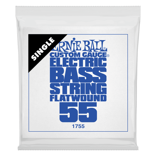 Ernie Ball .055 Flatwound — basģitāras atsevišķa stīga Ernie Ball .055 Flatwound — basģitāras atsevišķa stīga