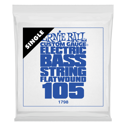 Ernie Ball .105 Flatwound — basģitāras atsevišķa stīga Ernie Ball .105 Flatwound — basģitāras atsevišķa stīga