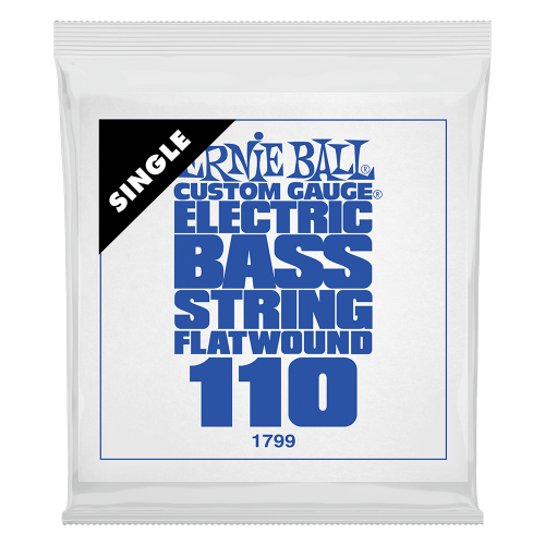 Ernie Ball .110 Flatwound — basģitāras atsevišķa stīga Ernie Ball .110 Flatwound — basģitāras atsevišķa stīga
