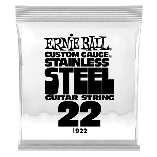 Ernie Ball .022 Stainless Steel Wound — elektriskās ģitāras atsevišķa stīga Ernie Ball .022 Stainless Steel Wound — elektriskās ģitāras atsevišķa stīga