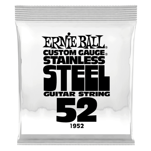Ernie Ball .052 Stainless Steel Wound — elektriskās ģitāras atsevišķa stīga Ernie Ball .052 Stainless Steel Wound — elektriskās ģitāras atsevišķa stīga