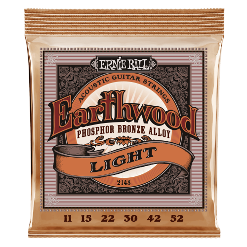 Ernie Ball Light Earthwood Phosphor Bronze 11-52 — acoustic guitar strings