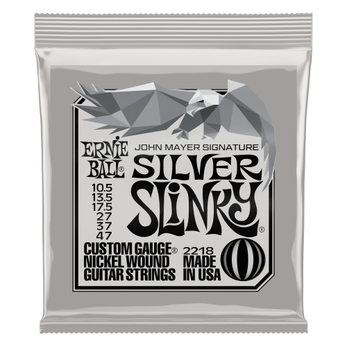 Ernie Ball John Mayer Silver Slinky Signature — elektriskās ģitāras stīgas Ernie Ball John Mayer Silver Slinky Signature — elektriskās ģitāras stīgas