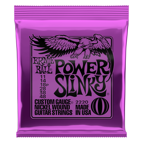 Ernie Ball Power Slinky Nickel Wound 11-48 — electric guitar strings Ernie Ball Power Slinky Nickel Wound 11-48 — electric guitar strings