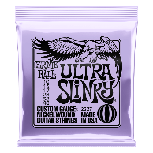 Ernie Ball Ultra Slinky Nickel Wound 10-48 — elektriskās ģitāras stīgas