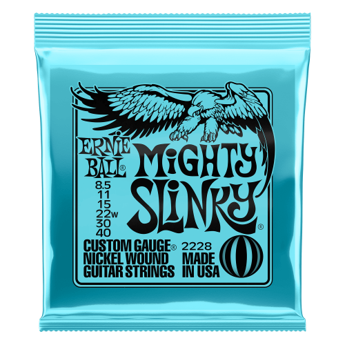 Ernie Ball Mighty Slinky Nickel Wound 8.5-40 — electric guitar strings