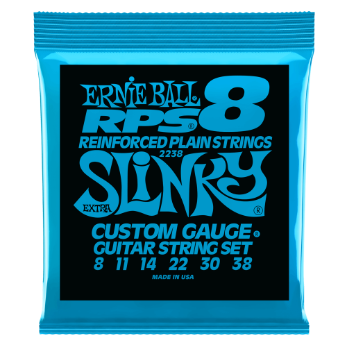 Ernie Ball Extra Slinky RPS Nickel Wound 8-38 — elektriskās ģitāras stīgas