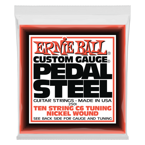 Ernie Ball Pedal Steel 10-String C6 Tuning Nickel Wound - 12-66 — elektriskās ģitāras stīgas Ernie Ball Pedal Steel 10-String C6 Tuning Nickel Wound - 12-66 — elektriskās ģitāras stīgas