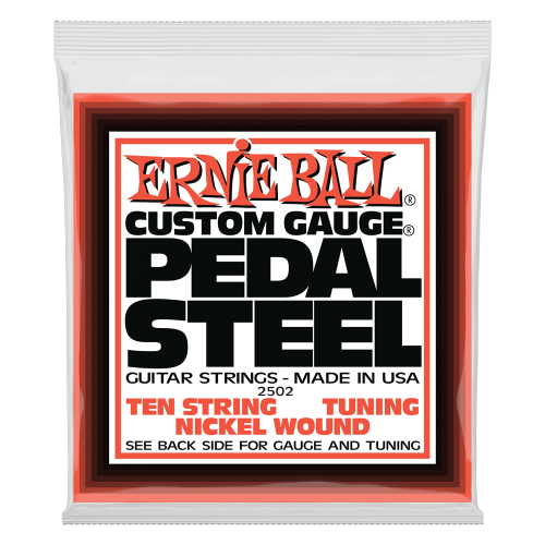 Ernie Ball Pedal Steel 10-String E9 Tuning Nickel Wound - 13-38 — elektriskās ģitāras stīgas