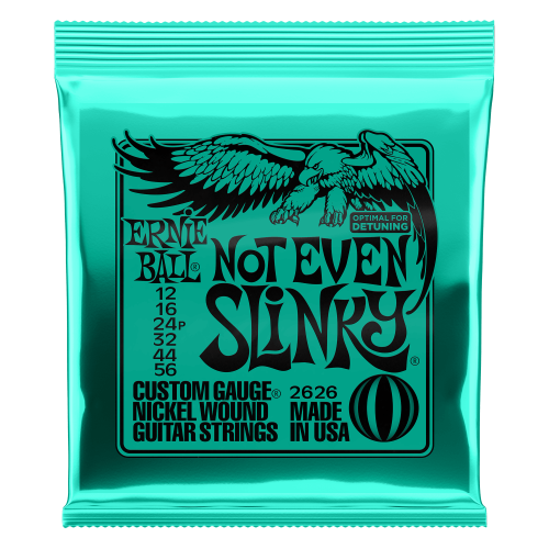 Ernie Ball Not Even Slinky Nickel Wound 12-56 — elektriskās ģitāras stīgas