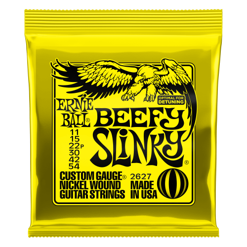 Ernie Ball Beefy Slinky Nickel Wound 11-54 — electric guitar strings Ernie Ball Beefy Slinky Nickel Wound 11-54 — electric guitar strings