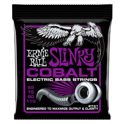 Ernie Ball Power Slinky Cobalt 55-110 — basģitāras stīgas Ernie Ball Power Slinky Cobalt 55-110 — basģitāras stīgas