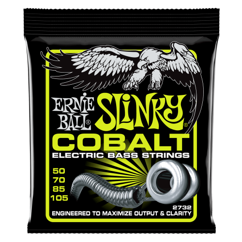 Ernie Ball Regular Slinky Cobalt 50-105 — basģitāras stīgas Ernie Ball Regular Slinky Cobalt 50-105 — basģitāras stīgas