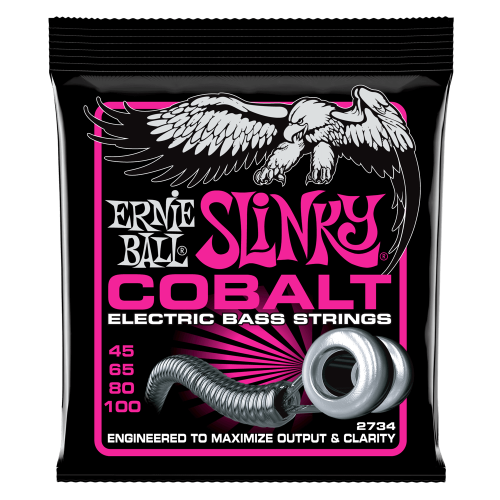 Ernie Ball Super Slinky Cobalt 45-100 — basģitāras stīgas Ernie Ball Super Slinky Cobalt 45-100 — basģitāras stīgas