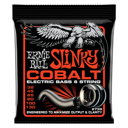 Ernie Ball Slinky Cobalt 6-String 32-130 — basģitāras stīgas Ernie Ball Slinky Cobalt 6-String 32-130 — basģitāras stīgas