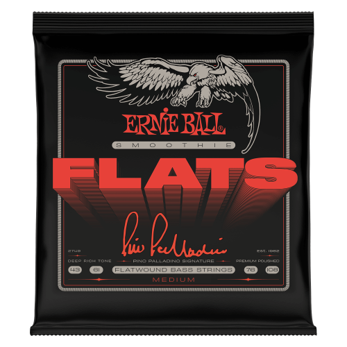 Ernie Ball Medium Pino Palladino Smoothie Flats 43-108 — basģitāras stīgas