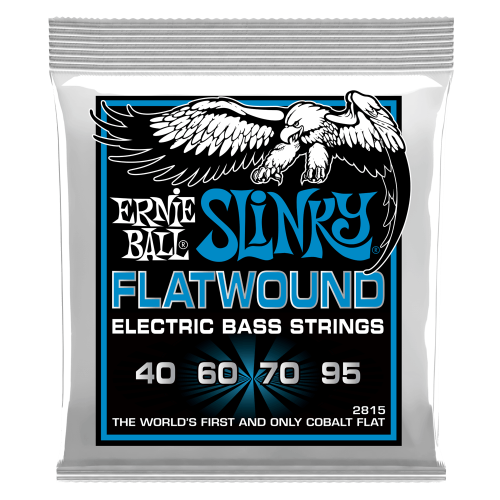 Ernie Ball Extra Slinky Cobalt Flatwound 40-95 — basģitāras stīgas Ernie Ball Extra Slinky Cobalt Flatwound 40-95 — basģitāras stīgas
