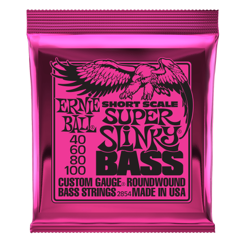Ernie Ball Super Slinky Nickel Wound Short Scale 40-100 — basģitāras stīgas