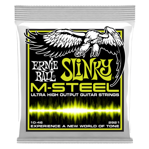 Ernie Ball Regular Slinky M-Steel 10-46 — elektriskās ģitāras stīgas Ernie Ball Regular Slinky M-Steel 10-46 — elektriskās ģitāras stīgas