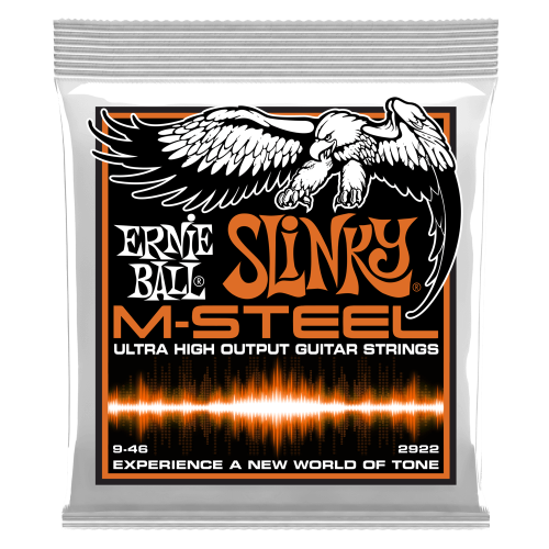 Ernie Ball Hybrid Slinky M-Steel 9-46 — elektriskās ģitāras stīgas
