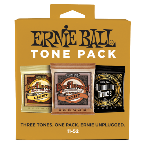 Ernie Ball Light Acoustic Tone Pack - 11-52 — akustiskās ģitāras stīgas Ernie Ball Light Acoustic Tone Pack - 11-52 — akustiskās ģitāras stīgas