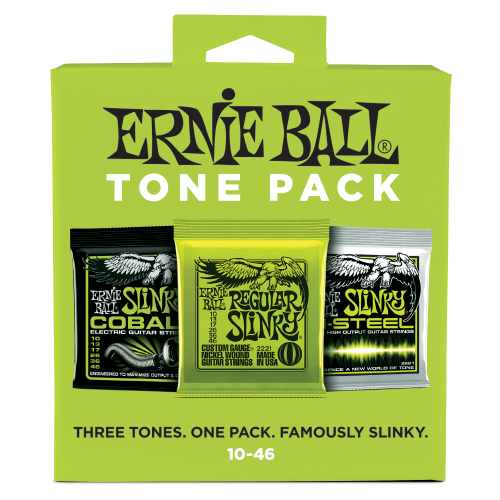 Ernie Ball Regular Slinky Electric Tone Pack 10-46 — elektriskās ģitāras stīgas