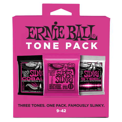 Ernie Ball Super Slinky Electric Tone Pack - 9-42 — elektriskās ģitāras stīgas Ernie Ball Super Slinky Electric Tone Pack - 9-42 — elektriskās ģitāras stīgas