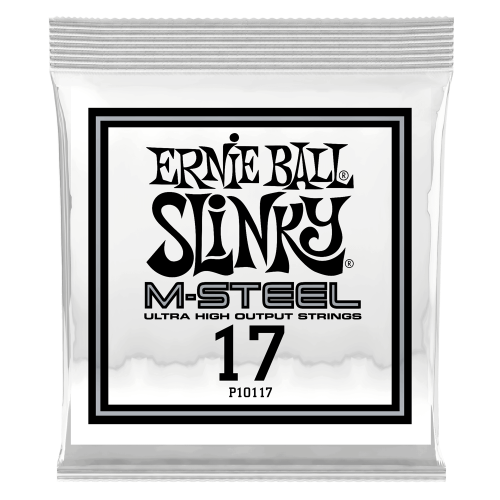 Ernie Ball .017 M-Steel Plain — elektriskās ģitāras atsevišķa stīga Ernie Ball .017 M-Steel Plain — elektriskās ģitāras atsevišķa stīga