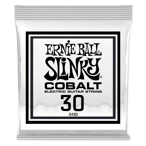 Ernie Ball .030 Cobalt Wound — elektriskās ģitāras atsevišķa stīga Ernie Ball .030 Cobalt Wound — elektriskās ģitāras atsevišķa stīga
