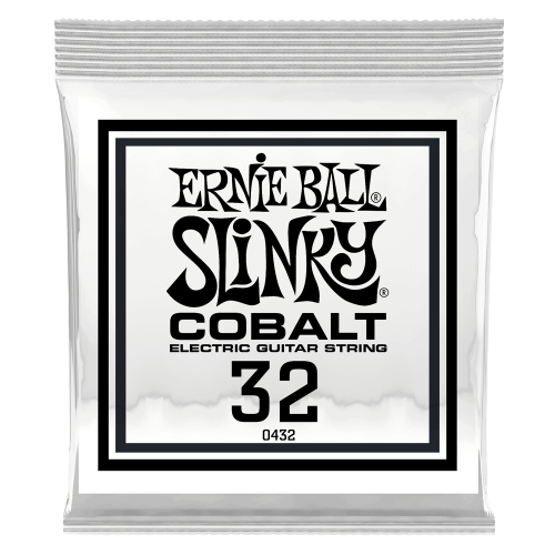 Ernie Ball .032 Cobalt Wound — elektriskās ģitāras atsevišķa stīga Ernie Ball .032 Cobalt Wound — elektriskās ģitāras atsevišķa stīga