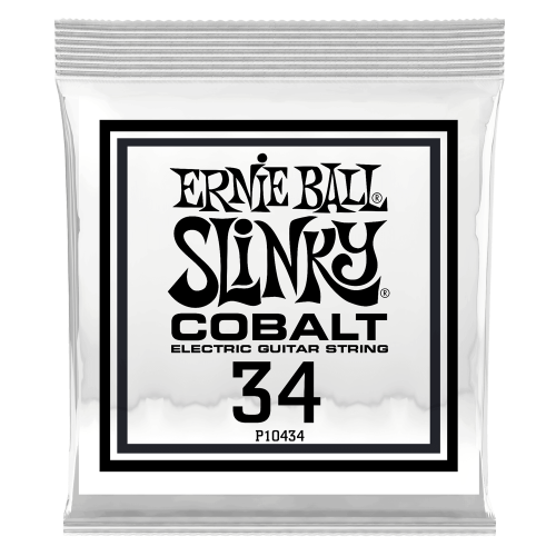 Ernie Ball .034 Cobalt Wound — elektriskās ģitāras atsevišķa stīga Ernie Ball .034 Cobalt Wound — elektriskās ģitāras atsevišķa stīga