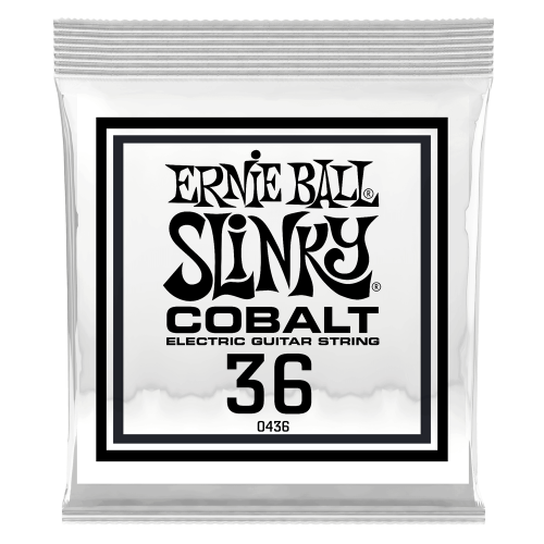 Ernie Ball .036 Cobalt Wound — elektriskās ģitāras atsevišķa stīga Ernie Ball .036 Cobalt Wound — elektriskās ģitāras atsevišķa stīga