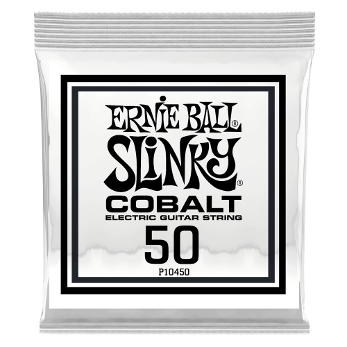 Ernie Ball .050 Cobalt Wound — elektriskās ģitāras atsevišķa stīga Ernie Ball .050 Cobalt Wound — elektriskās ģitāras atsevišķa stīga