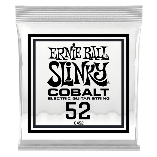 Ernie Ball .052 Cobalt Wound — elektriskās ģitāras atsevišķa stīga Ernie Ball .052 Cobalt Wound — elektriskās ģitāras atsevišķa stīga