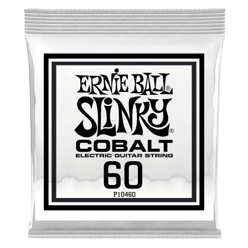 Ernie Ball .060 Cobalt Wound 3 paku iepakojums — elektriskās ģitāras atsevišķa stīga Ernie Ball .060 Cobalt Wound 3 paku iepakojums — elektriskās ģitāras atsevišķa stīga