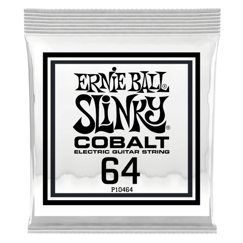Ernie Ball .064 Cobalt Wound 3 paku iepakojums — elektriskās ģitāras atsevišķa stīga Ernie Ball .064 Cobalt Wound 3 paku iepakojums — elektriskās ģitāras atsevišķa stīga