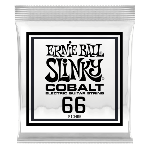 Ernie Ball .066 Cobalt Wound 3 paku iepakojums — elektriskās ģitāras atsevišķa stīga