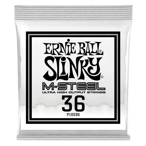 Ernie Ball .036 M-Steel Wound — elektriskās ģitāras atsevišķa stīga