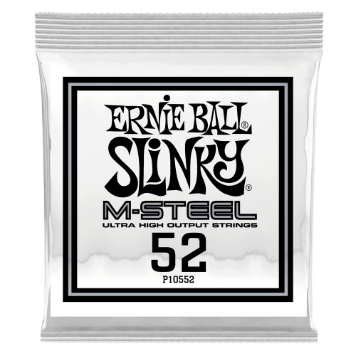 Ernie Ball .052 M-Steel Wound — elektriskās ģitāras atsevišķa stīga Ernie Ball .052 M-Steel Wound — elektriskās ģitāras atsevišķa stīga