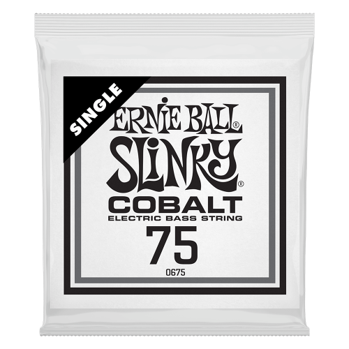 Ernie Ball .075 Cobalt Wound — basģitāras atsevišķa stīga Ernie Ball .075 Cobalt Wound — basģitāras atsevišķa stīga