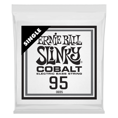 Ernie Ball .095 Cobalt Wound — basģitāras atsevišķa stīga Ernie Ball .095 Cobalt Wound — basģitāras atsevišķa stīga