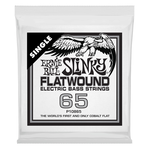 Ernie Ball .065 Slinky Flatwound — basģitāras atsevišķa stīga