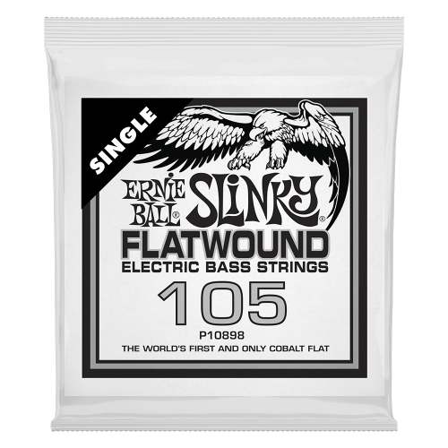 Ernie Ball .105 Slinky Flatwound — basģitāras atsevišķa stīga