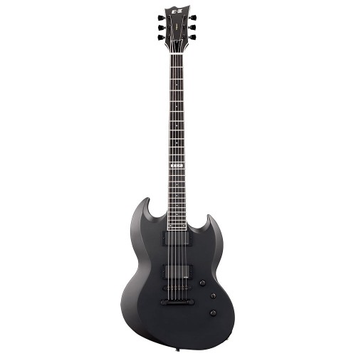 ESP E-II Viper Baritone Charcoal Metallic Satin elektriskā ģitāra ESP E-II Viper Baritone Charcoal Metallic Satin elektriskā ģitāra