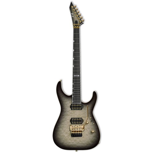 ESP E-II M-II QM Black Natural Burst elektriskā ģitāra ESP E-II M-II QM Black Natural Burst elektriskā ģitāra