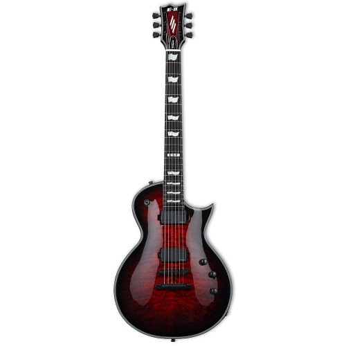 ESP E-II Eclipse QM Fluence See Thru Black Cherry Sunburst elektriskā ģitāra ESP E-II Eclipse QM Fluence See Thru Black Cherry Sunburst elektriskā ģitāra